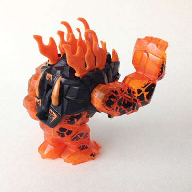 LEGO Minifigure-Rock Monster Large: Eruptorr (Trans-Orange)-Power Miners-PM029-Creative Brick Builders